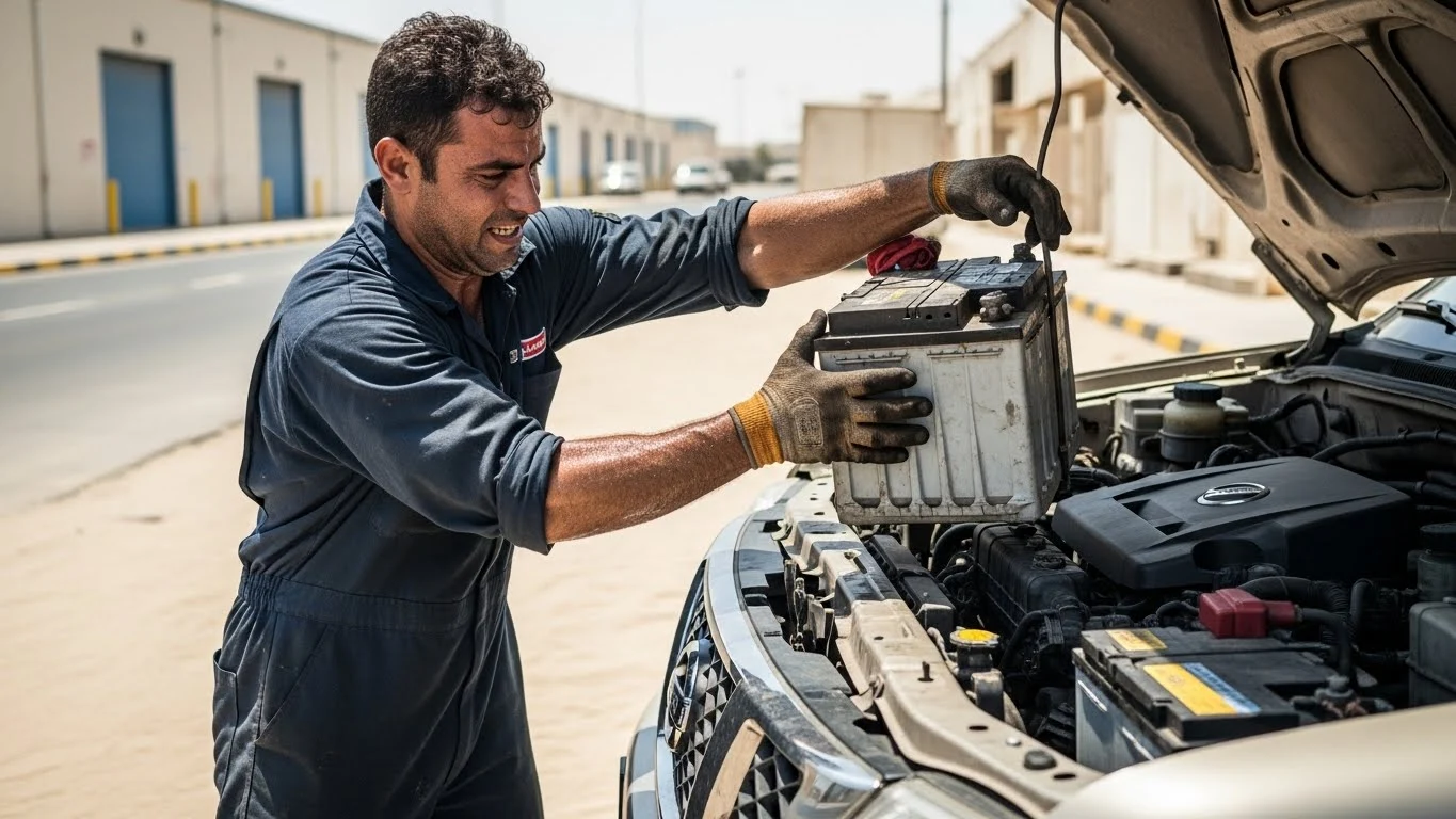 Car Battery Service in Dubai