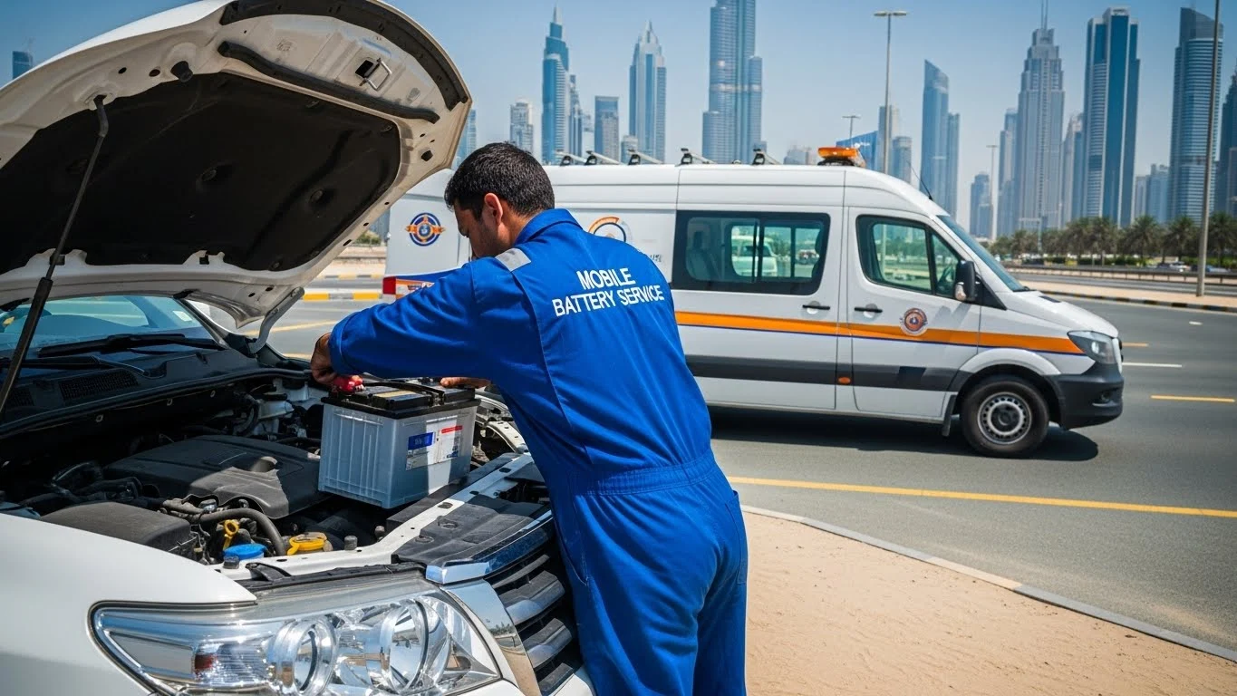 Mobile Car Battery Replacement Dubai