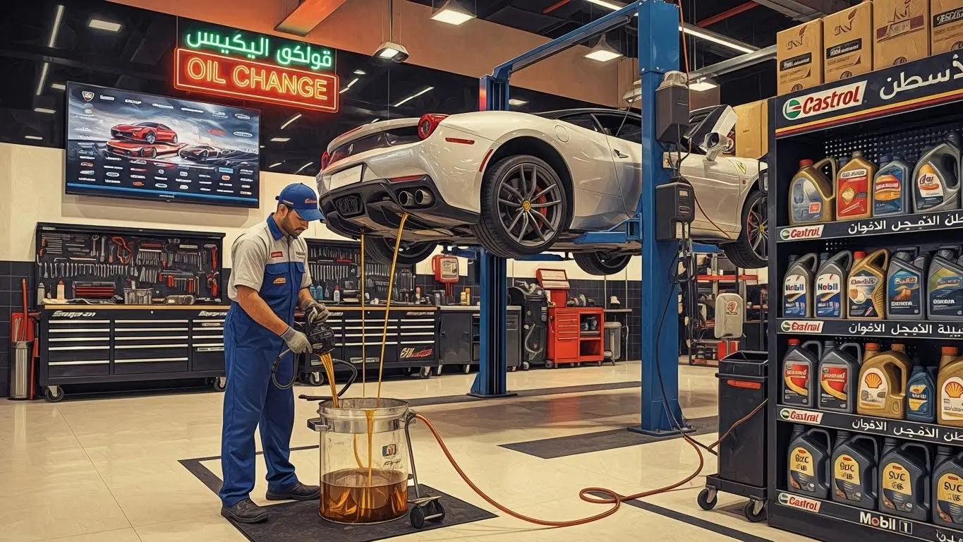 Car Oil Change Service Dubai