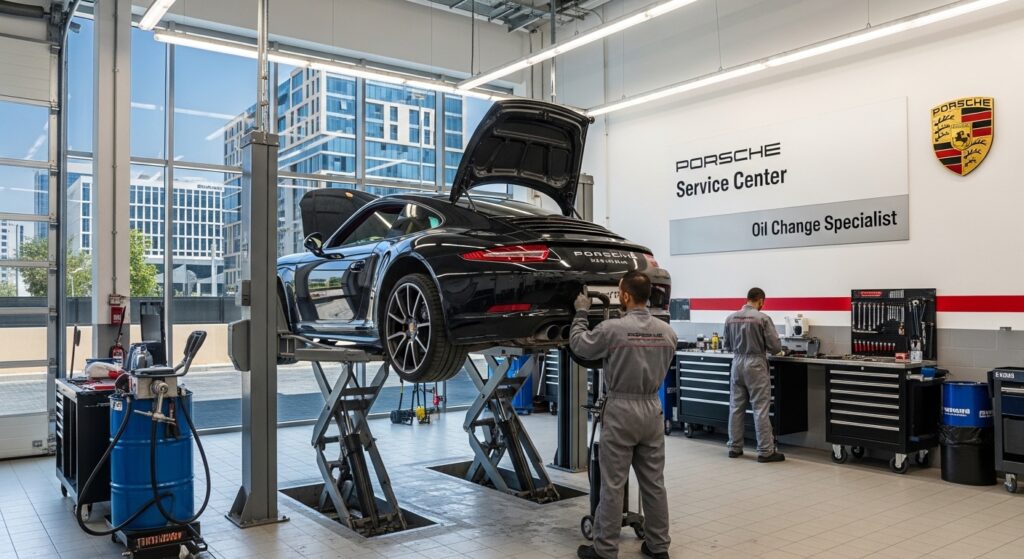 Porsche Oil Change Service Dubai