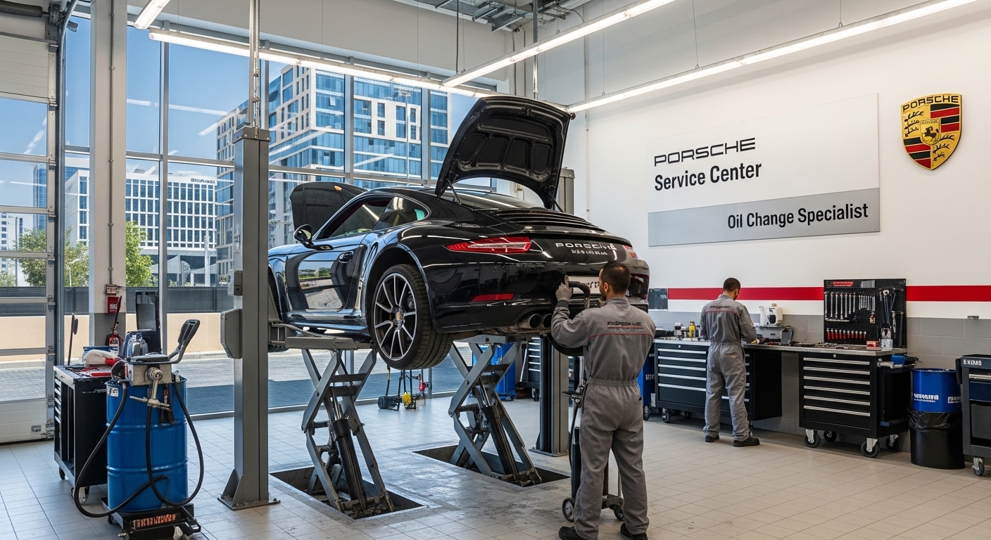 Porsche Oil Change Service Dubai